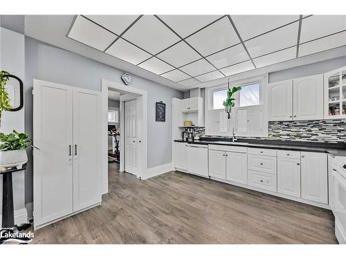 501 Talbot Street, Port Mcnicoll, ON - Indoor Photo Showing Kitchen With Double Sink