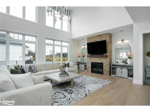 103 Springside Crescent, The Blue Mountains, ON - Indoor Photo Showing Living Room With Fireplace