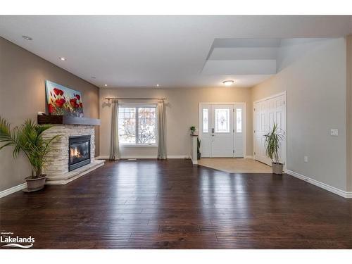 6 Bay Moorings Boulevard, Penetanguishene, ON - Indoor Photo Showing Living Room With Fireplace