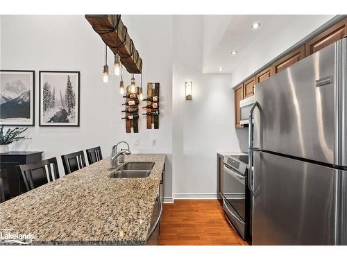 302-10 Brandy Lane Drive, Collingwood, ON - Indoor Photo Showing Kitchen With Double Sink