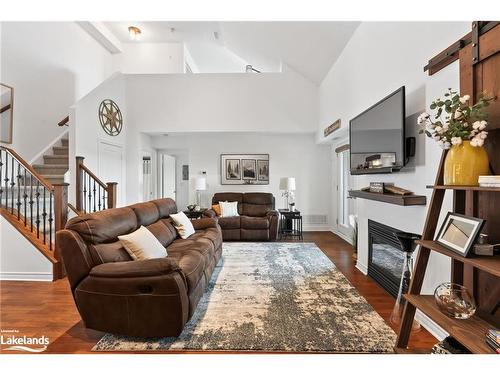 302-10 Brandy Lane Drive, Collingwood, ON - Indoor Photo Showing Living Room With Fireplace