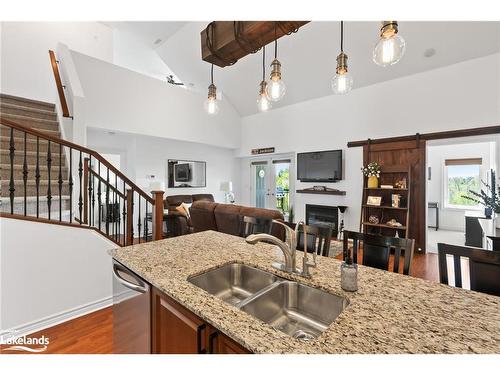 302-10 Brandy Lane Drive, Collingwood, ON - Indoor Photo Showing Kitchen With Double Sink