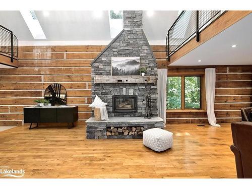 245596 22 Side Road, Meaford, ON - Indoor With Fireplace