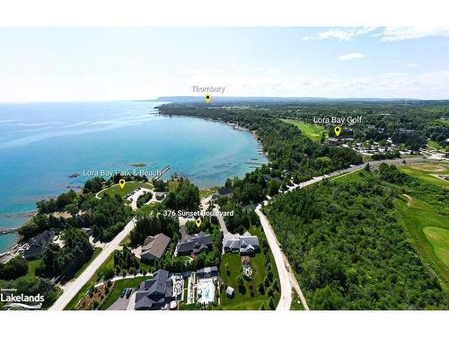 376 Sunset Boulevard, Thornbury, ON - Outdoor With Body Of Water With View