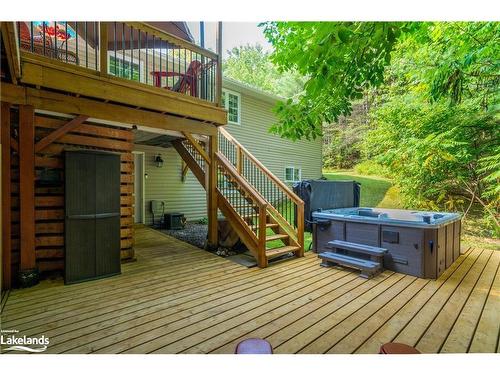 338 Williamsport Road, Huntsville, ON - Outdoor With Deck Patio Veranda With Exterior