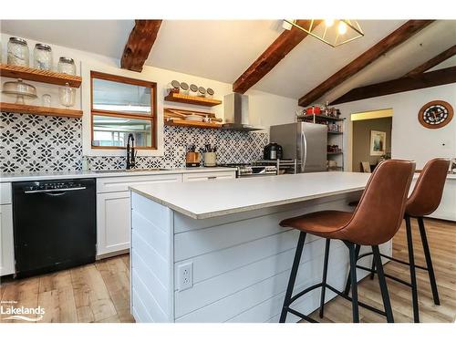 449 Mertz Corner Rd, Tiny, ON - Indoor Photo Showing Kitchen With Upgraded Kitchen