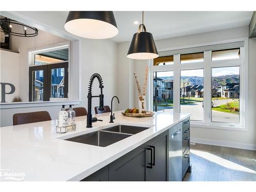 176 Springside Crescent Crescent, The Blue Mountains, ON - Indoor Photo Showing Kitchen With Double Sink