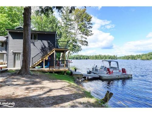 10 Kellington Point Road, Seguin, ON - Outdoor With Body Of Water With Deck Patio Veranda