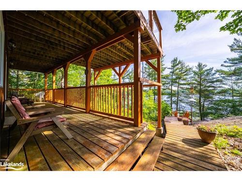 48 Fred Dubie Road E, Parry Sound, ON - Outdoor With Deck Patio Veranda With Exterior