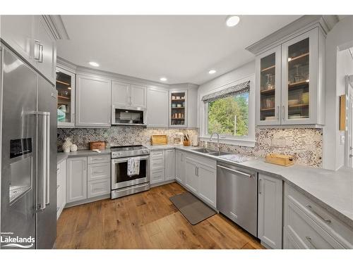 1645 Highway 518 East, Kearney, ON - Indoor Photo Showing Kitchen With Double Sink With Upgraded Kitchen