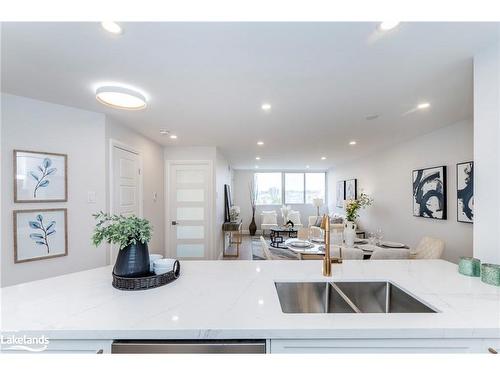 608-75 Ellen Street, Barrie, ON - Indoor Photo Showing Kitchen With Double Sink