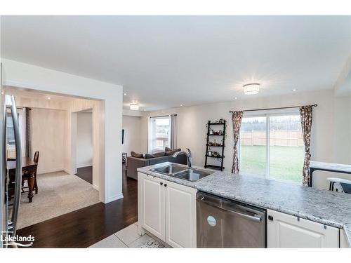 55 Hatton Drive, Penetanguishene, ON - Indoor Photo Showing Kitchen With Double Sink