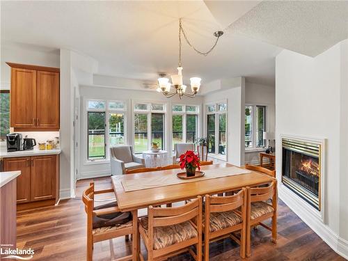 75 Glendale Road, Bracebridge, ON - Indoor Photo Showing Dining Room With Fireplace