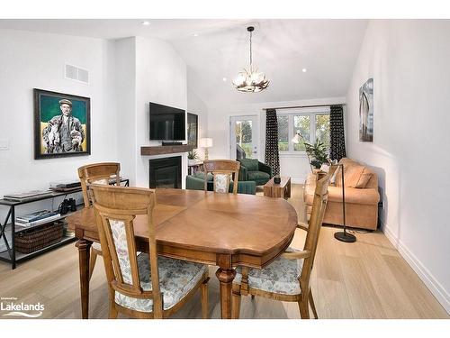 121 Dove Drive, Thornbury, ON - Indoor Photo Showing Dining Room With Fireplace