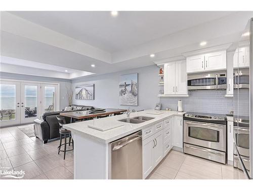 15-209707 Highway 26 Highway, The Blue Mountains, ON - Indoor Photo Showing Kitchen With Double Sink