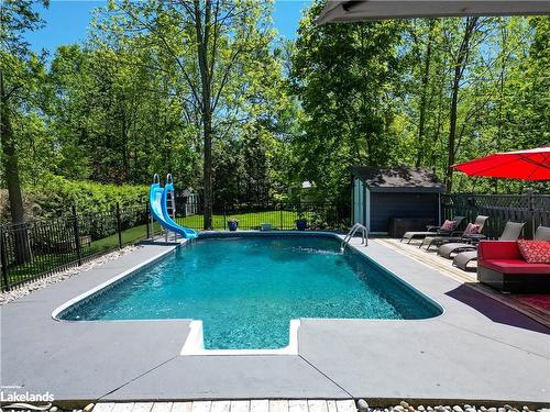 295 Eliza Street, Meaford, ON - Outdoor With In Ground Pool With Backyard