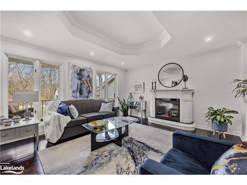 295 Eliza Street, Meaford, ON - Indoor Photo Showing Living Room With Fireplace