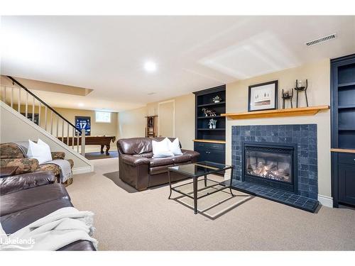 6123  27/28 Nottawasaga Sideroad, Stayner, ON - Indoor Photo Showing Living Room With Fireplace