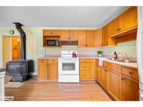 17 Louisa Street, Parry Sound, ON - Indoor Photo Showing Kitchen With Double Sink