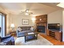 67 Carruthers Crescent, Barrie, ON  - Indoor Photo Showing Living Room With Fireplace 