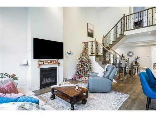 41 Tracey Lane, Collingwood, ON - Indoor Photo Showing Living Room With Fireplace