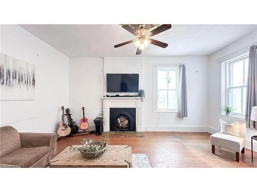 155 St. David Street, Goderich, ON - Indoor Photo Showing Living Room With Fireplace