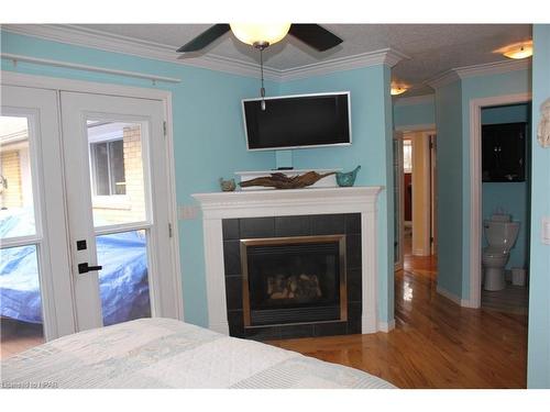 24575 Saxton Road, Strathroy Caradoc (Munic), ON - Indoor With Fireplace