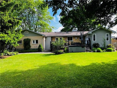 24575 Saxton Road, Strathroy Caradoc (Munic), ON - Outdoor With Deck Patio Veranda With Facade