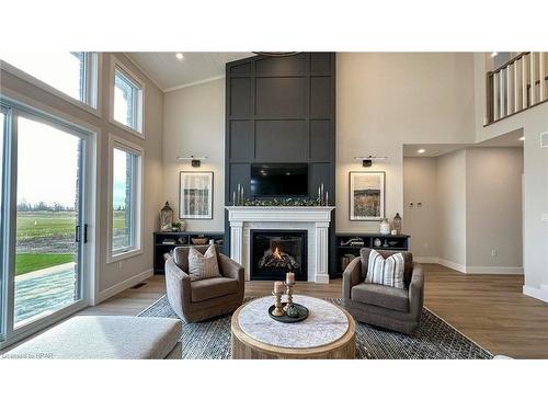 171 Kingfisher Lane, Goderich, ON - Indoor Photo Showing Living Room With Fireplace