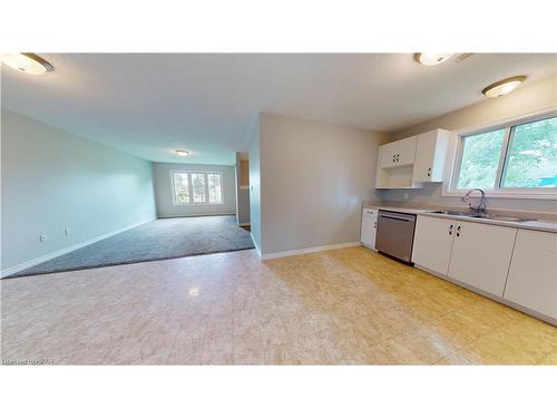 17 Laurier Street, Stratford, ON - Indoor Photo Showing Kitchen With Double Sink