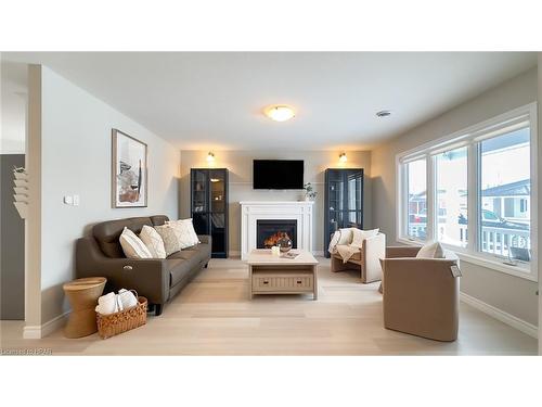 188 Lake Breeze Drive, Ashfield-Colborne-Wawanosh, ON - Indoor Photo Showing Living Room With Fireplace