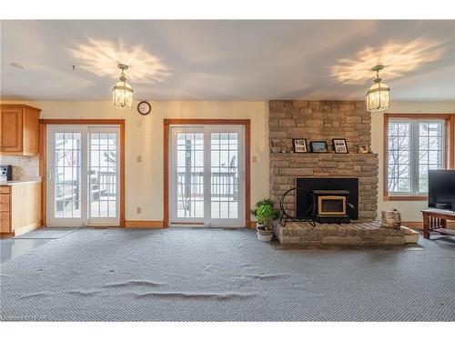 82909 Glendale Road, Ashfield-Colborne-Wawanosh, ON - Indoor Photo Showing Living Room With Fireplace