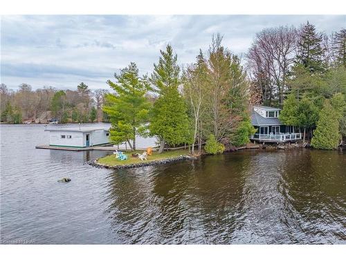 3-4 Mb Henry Island, Gravenhurst, ON - Outdoor With Body Of Water With Deck Patio Veranda With View