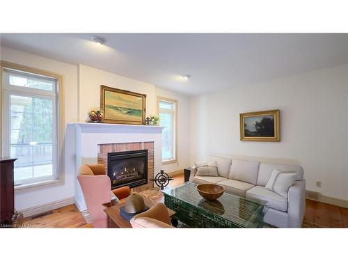 38 Cameron Street, Bayfield, ON - Indoor Photo Showing Living Room With Fireplace
