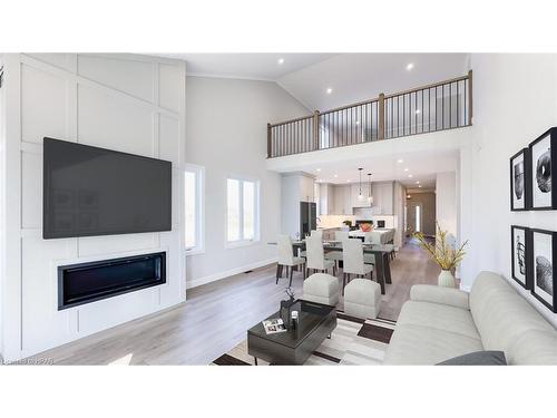 441 Coast Drive, Goderich, ON - Indoor Photo Showing Living Room With Fireplace