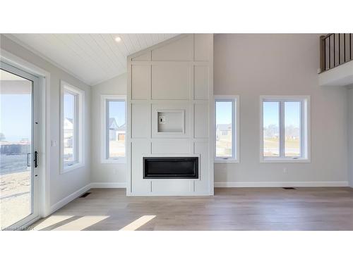 441 Coast Drive, Goderich, ON - Indoor Photo Showing Living Room With Fireplace