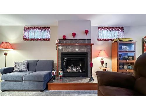 46 Balvina Drive W, Goderich, ON - Indoor Photo Showing Living Room With Fireplace