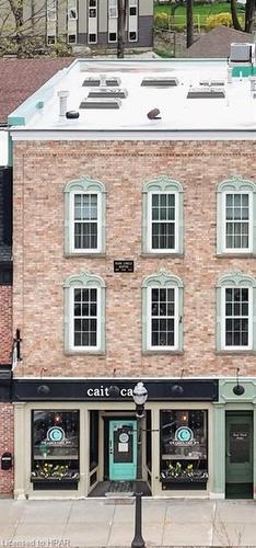 166,168 Courthouse Square, Goderich, ON -  With Facade