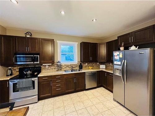 155 John Street E, Wingham, ON - Indoor Photo Showing Kitchen With Double Sink