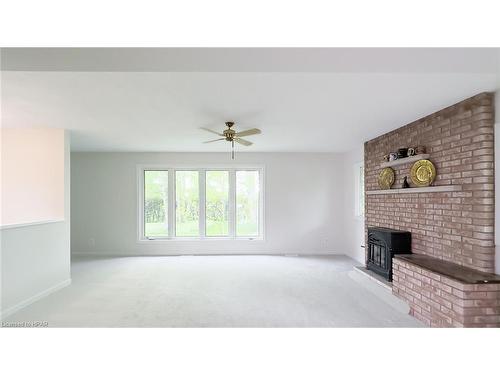 35541 Kitchigami Road, Central Huron, ON - Indoor With Fireplace