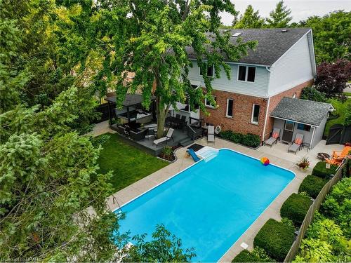63 Crawford Street, Stratford, ON - Outdoor With In Ground Pool With Exterior