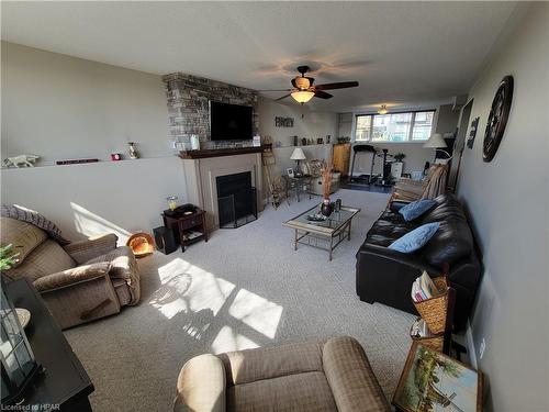 70624 London Road, South Huron, ON - Indoor Photo Showing Living Room With Fireplace