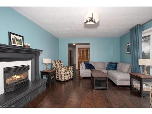 85 Huron Road, Mitchell, ON - Indoor Photo Showing Living Room With Fireplace