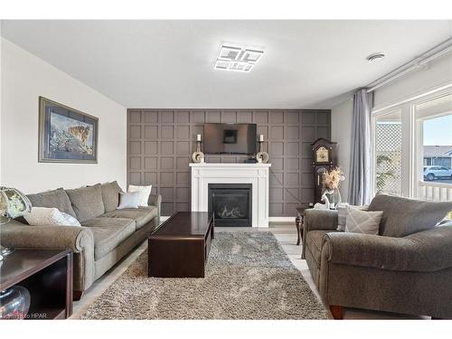 196 Lake Breeze Drive, Ashfield-Colborne-Wawanosh, ON - Indoor Photo Showing Living Room With Fireplace