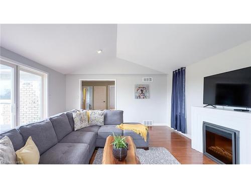 61 Mcdonald Drive, Brussels, ON - Indoor Photo Showing Living Room With Fireplace