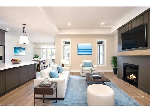 117 Kastner Street, Stratford, ON - Indoor Photo Showing Living Room With Fireplace