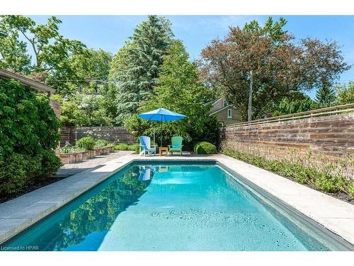 246 William Street, Stratford, ON - Outdoor With In Ground Pool With Backyard