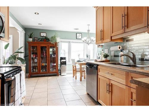 152 St Patrick Street, Stratford, ON - Indoor Photo Showing Kitchen With Double Sink