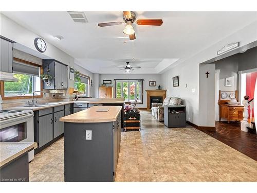 155 Quebec Street, Goderich, ON - Indoor Photo Showing Kitchen With Double Sink