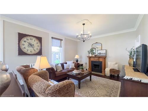 34 Cambria Road N, Goderich, ON - Indoor Photo Showing Living Room With Fireplace